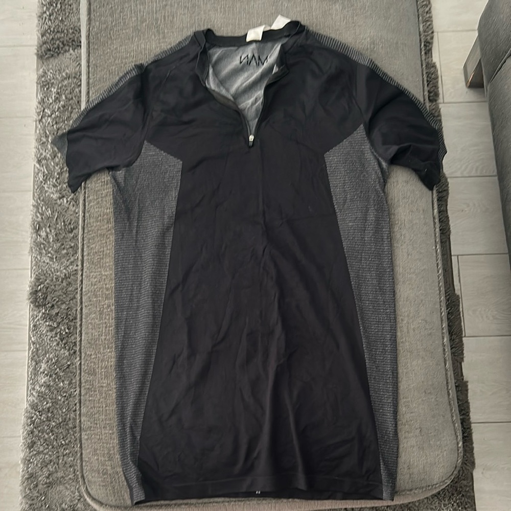 BoohooMAN Active Zip Up Compression Tee